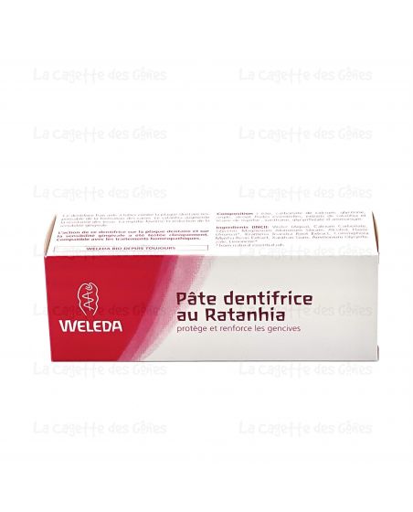 PATE DENTIFRICE AU RATHANIA 75ML