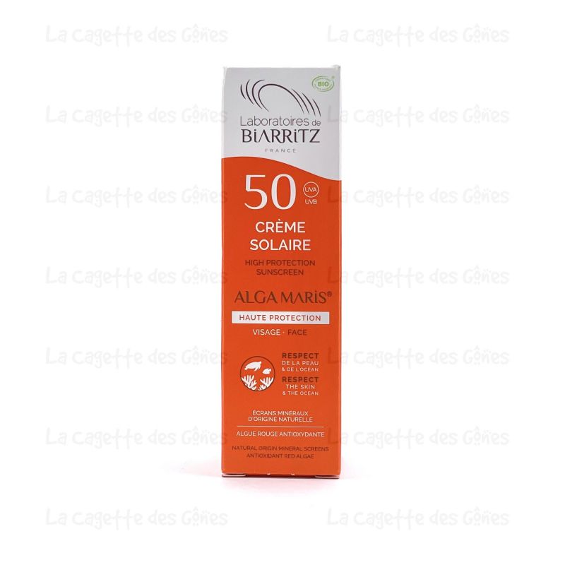 CREME SOLAIRE SPF50 VISAGE 50ML