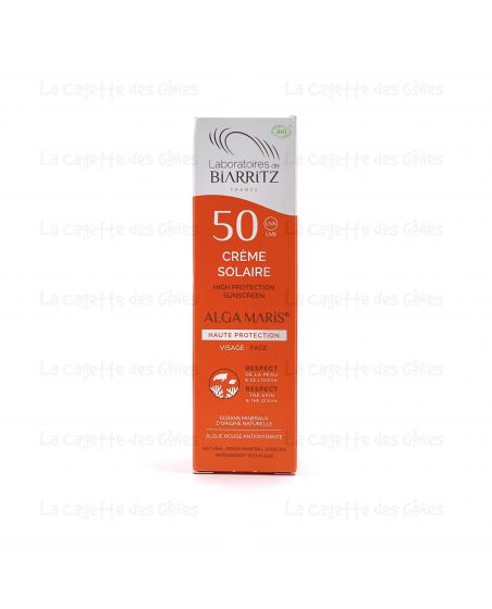 CREME SOLAIRE SPF50 VISAGE 50ML