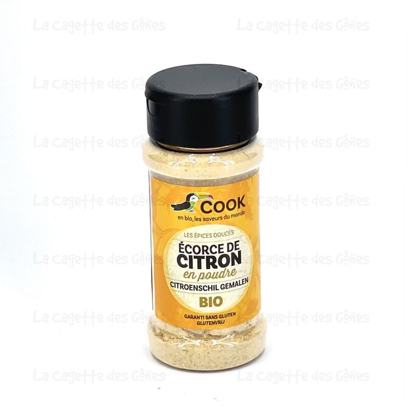 CITRON ECORCE POUDRE 'COOK' 45G