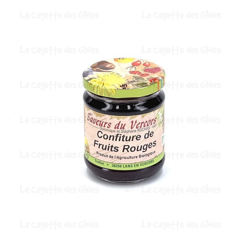 CONFITURE DE FRUITS ROUGES 220G