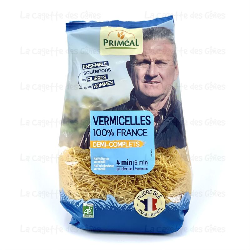 VERMICELLES 100% FRANCE DEMI-COMPLETS 500 G