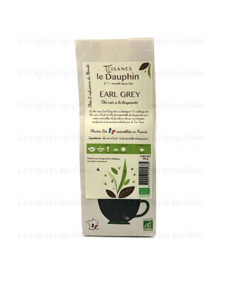 EARL GREY - THE NOIR BERGAMOTE - POIDS NET 100G