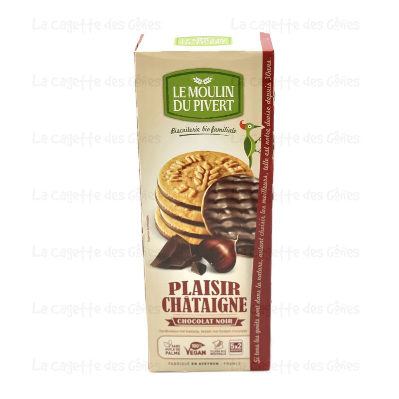 PLAISIR CHATAIGNE CHOCOLAT NOIR 130G