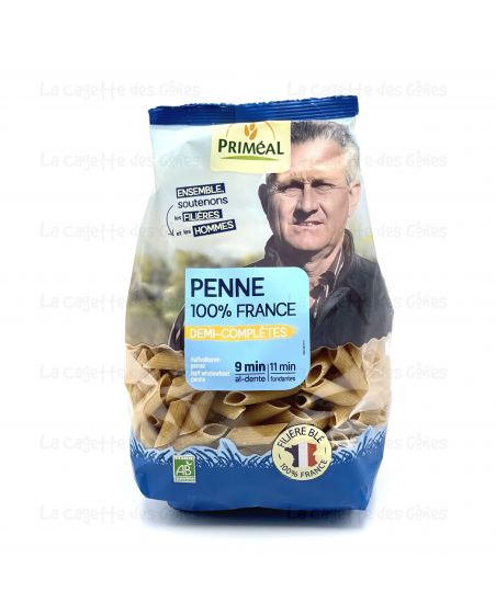 PENNE 100% FRANCE DEMI-COMPLETES 500 G