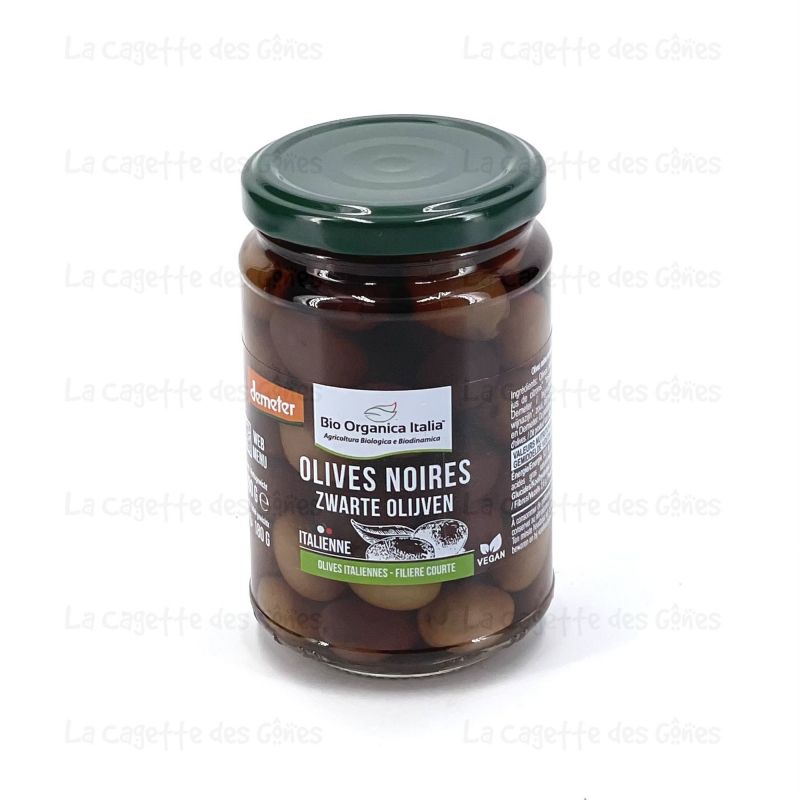 OLIVES NOIRES ENTIERES 'PERANZANA' EN SAUMURE 280 G