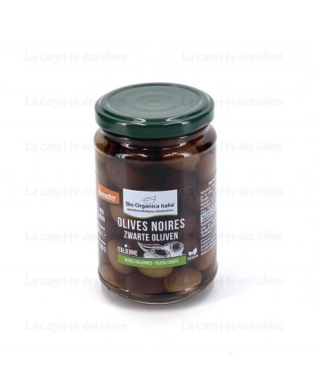 OLIVES NOIRES ENTIERES 'PERANZANA' EN SAUMURE 280 G