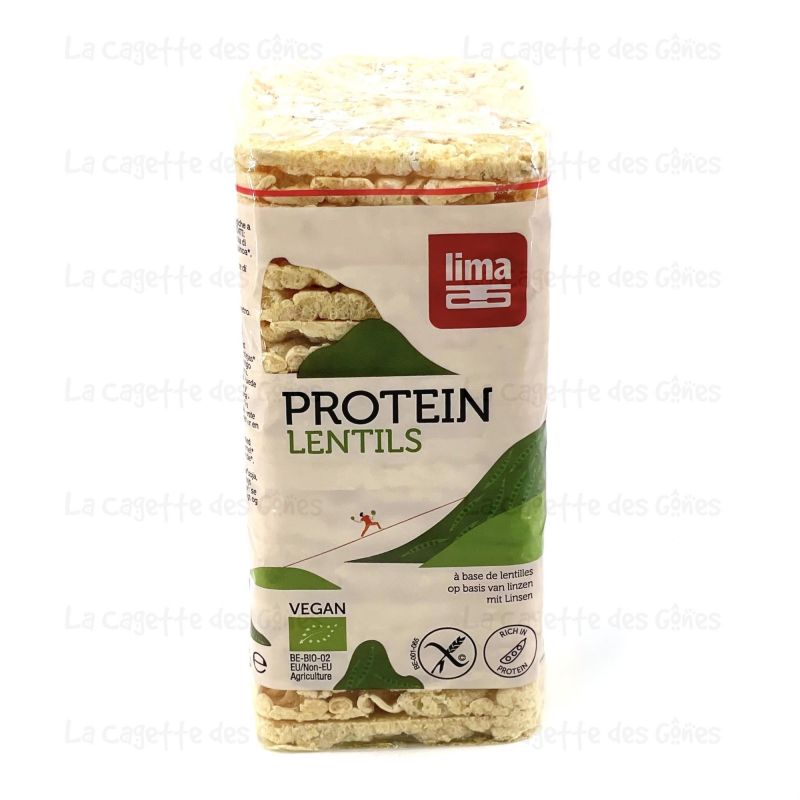 GALETTE PROTEIN LENTILLE 130G