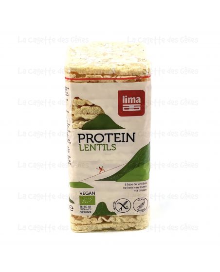 GALETTE PROTEIN LENTILLE 130G