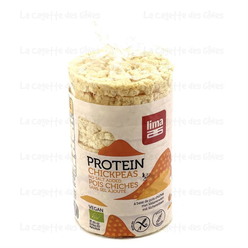 GALETTE PROTEIN POIS CHICHE 100G