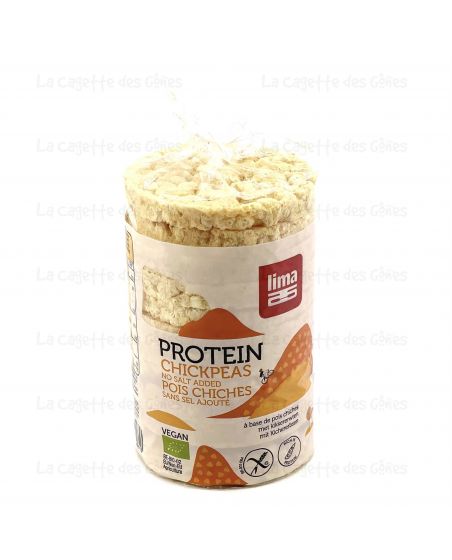 GALETTE PROTEIN POIS CHICHE 100G