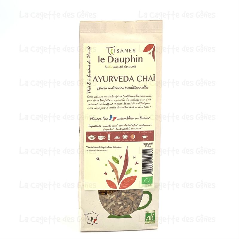 AYURVEDA CHAI - EPICES INDIENNES - POIDS NET 100G