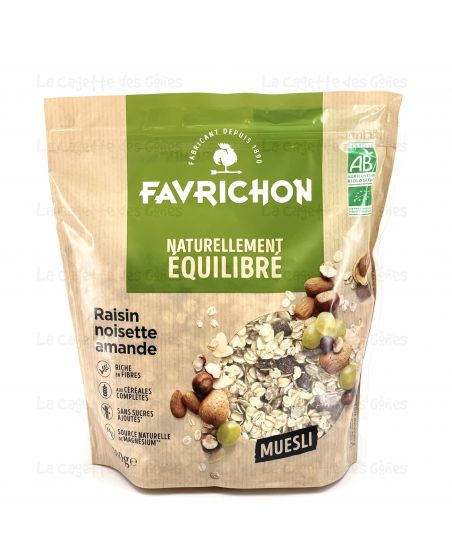 MUESLI RAISIN NOISETTE AMANDE 500G