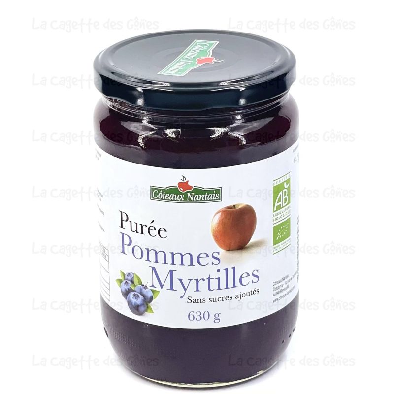 PUREE POMME-MYRTILLE 630G