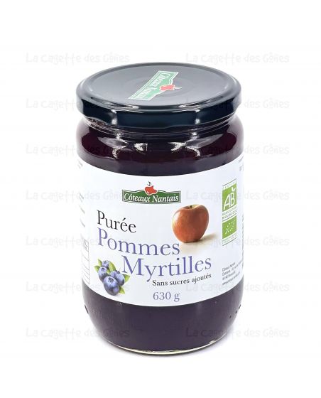 PUREE POMME-MYRTILLE 630G