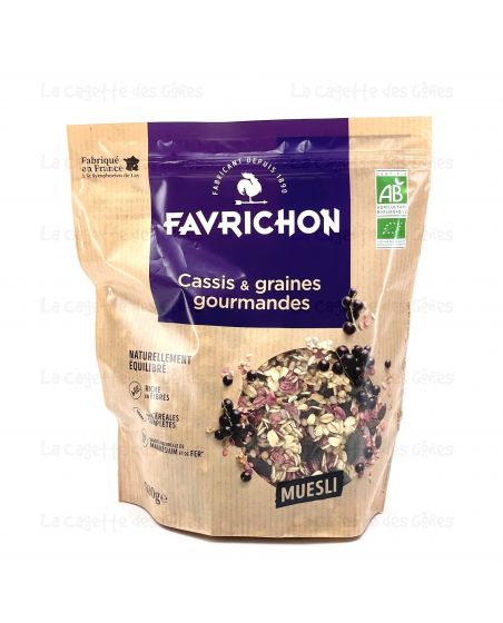 MUESLI CASSIS GRAINES GOURMANDES 500G