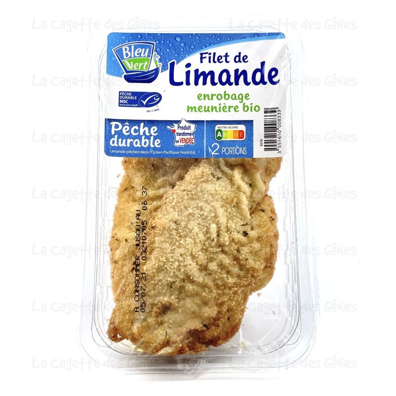 FILET LIMANDE MEUNIERE 2X100G