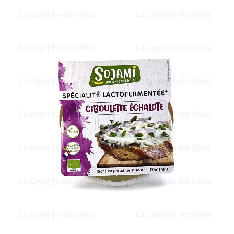 SOJAMI A TARTINER CIBOULETTE ECHALOTTE 125G