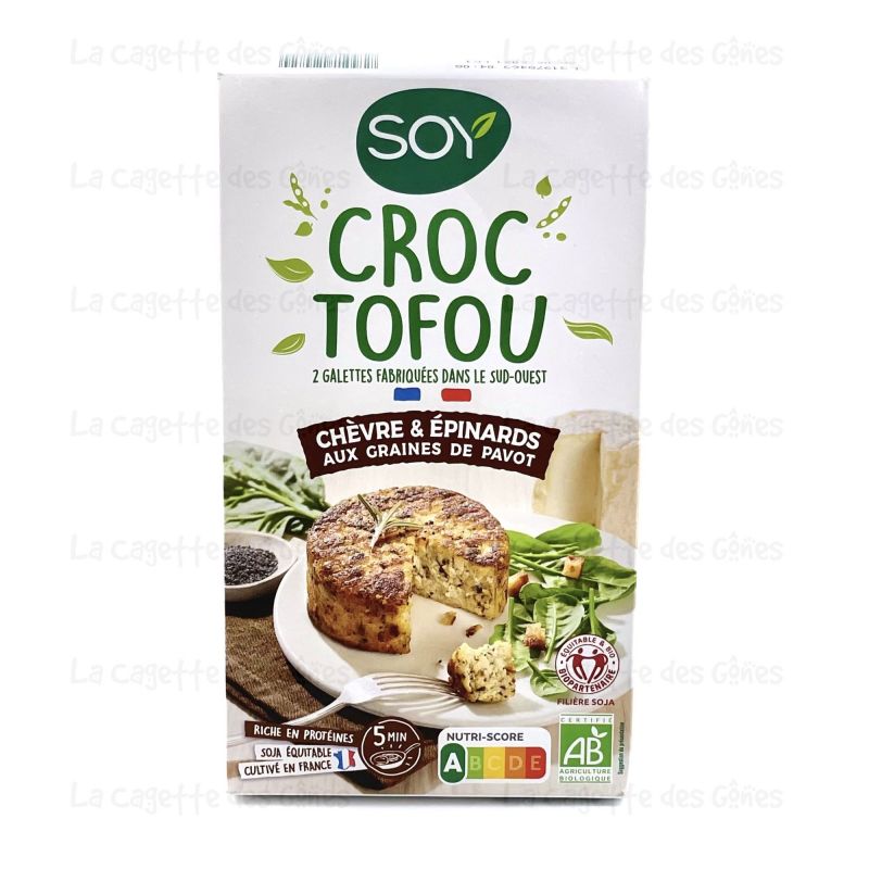 CROC'TOFOU CHEVRE-EPINARD 2X100G