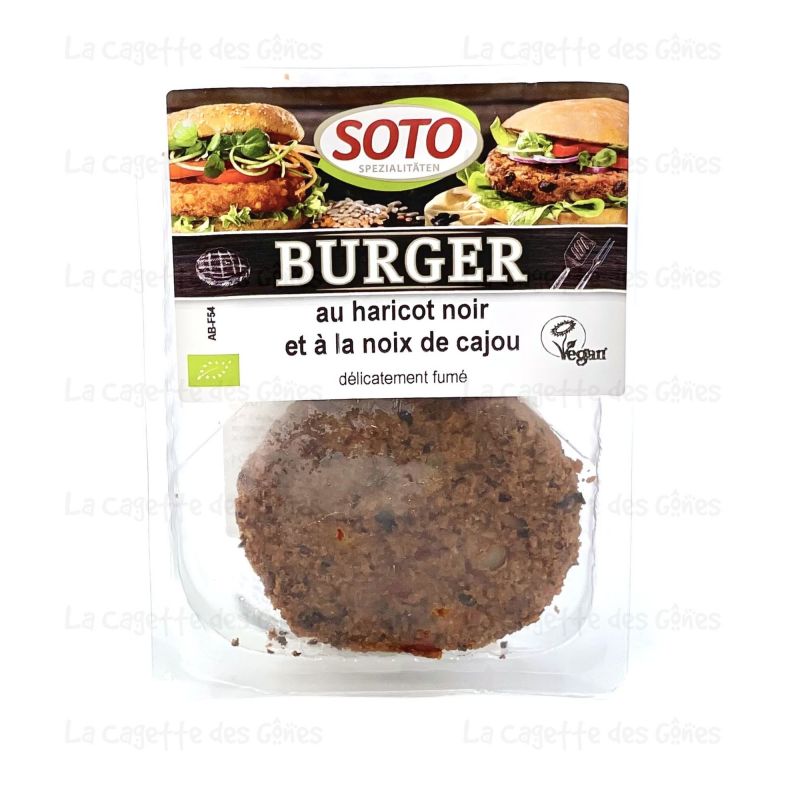 BURGER NOIR NOIX DE CAJOU 160G