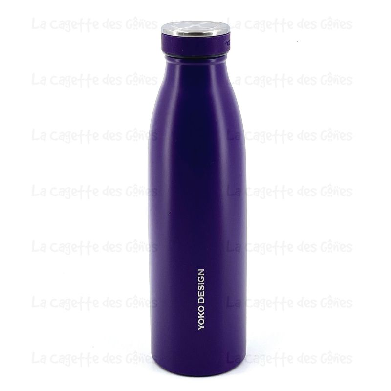 BOUTEILLE ISOTHERME 500ML 'MILK BOTTLES' VIOLET