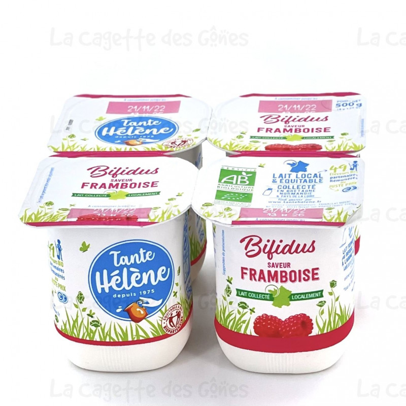 BIFIDUS SAVEUR FRAMBOISE  BIO TANTE HELENE 500G