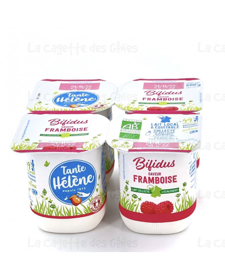 BIFIDUS SAVEUR FRAMBOISE  BIO TANTE HELENE 500G