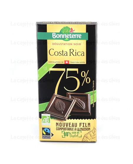 CHOCOLAT DEGUSTATION NOIR COSTA RICA 75%