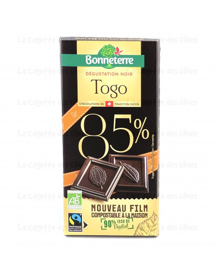 CHOCOLAT DEGUSTATION NOIR TOGO 85%