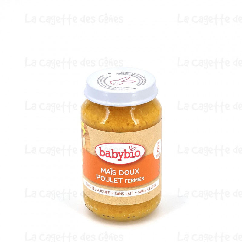 BABYBIO POT MAIS DOUX POULET