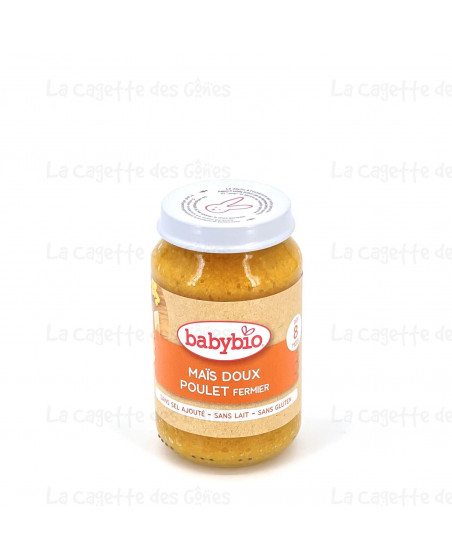 BABYBIO POT MAIS DOUX POULET