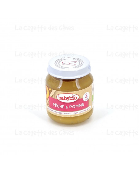 BABYBIO POT PECHE POMME