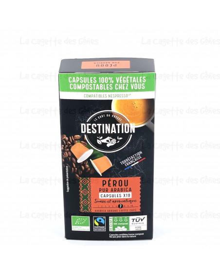 CAFE CAPSULES X10 PEROU ÉQUITABLE