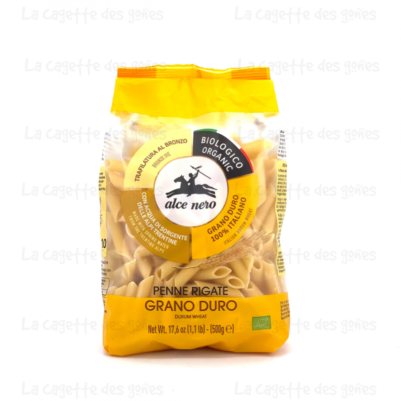 Penne Rigate - 500G - ALCE NERO