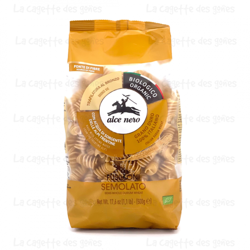 FUSILLONI SEMOLATO - 500G - ALCE NERO