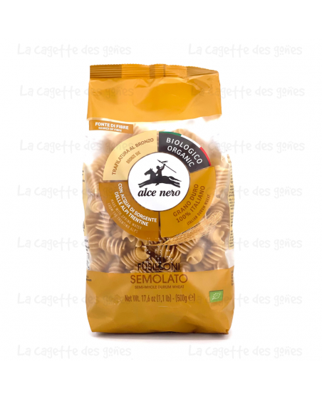 FUSILLONI SEMOLATO - 500G - ALCE NERO