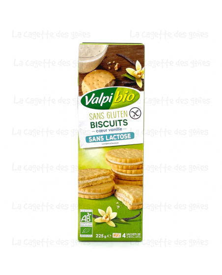 Biscuits cœur vanille - Valpibio - 225 g