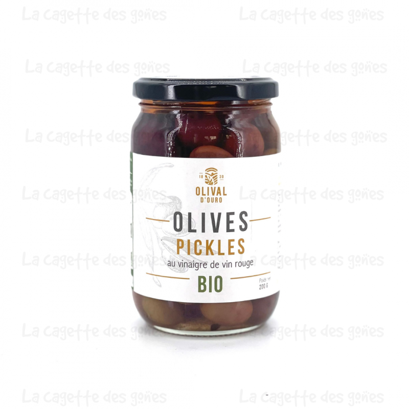 Olives Pickles au Vinaigre de Vin Rouge - Olival d'Ouro