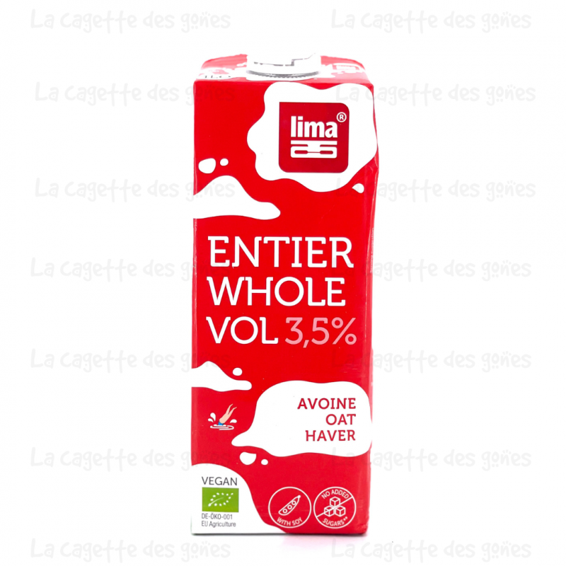 OAT AVOINE DRINK ENTIER 3.5% 1L - LIMA