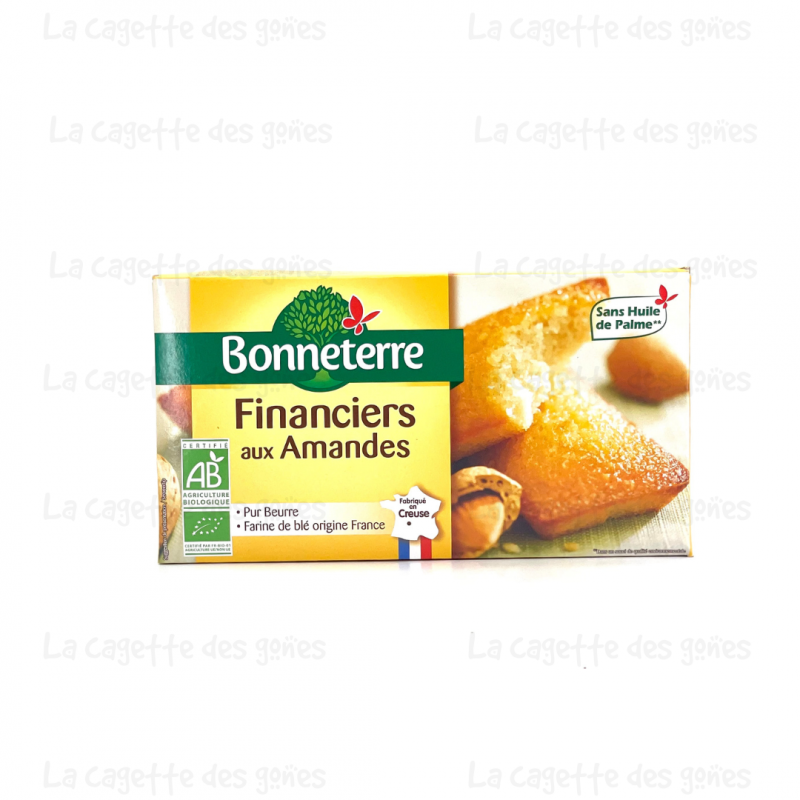 FINANCIERS AUX AMANDES - BONNETERRE