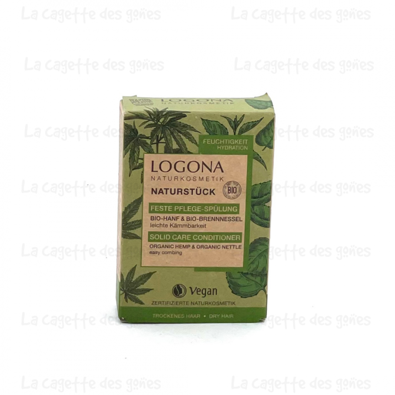 APRES-SHAMPOOING SOIN SOLIDE HUILE DE CHANVRE BIO - LOGONA