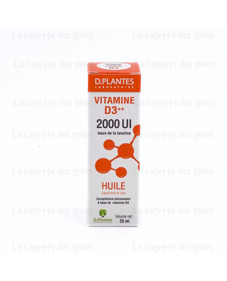 Vitamine D3 ++ 2000 UI - D.Plantes Laboratoire