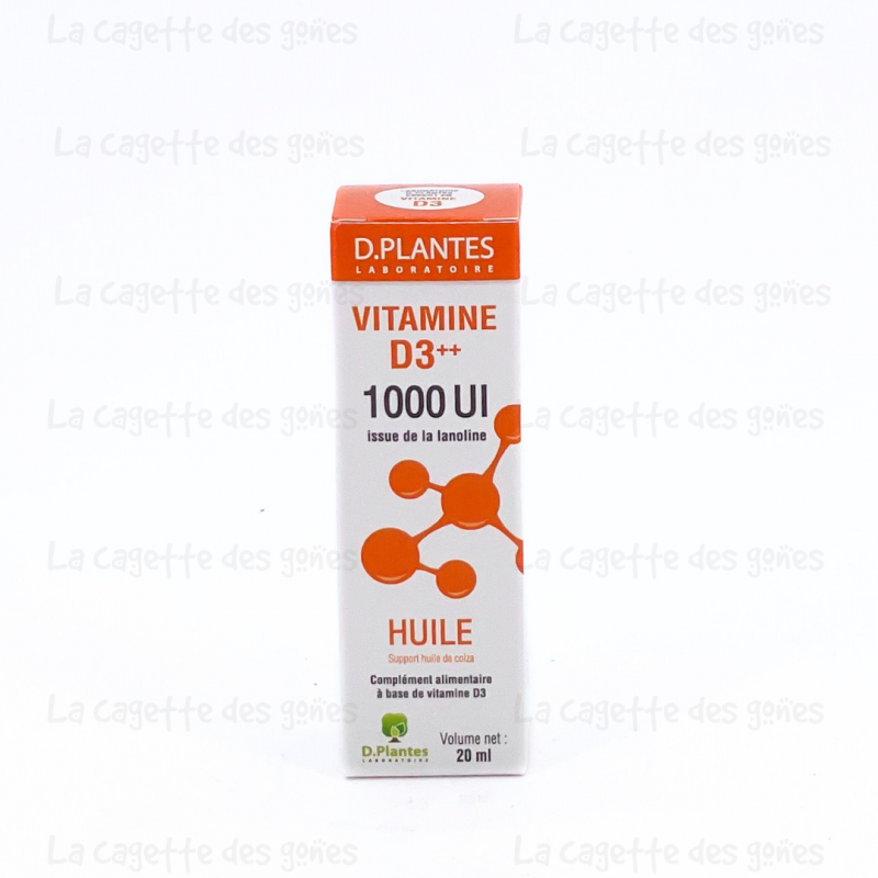 Vitamine D 3 ++ 1000 UI - D.Plantes Laboratoire