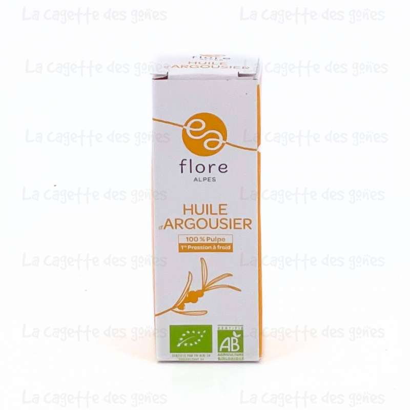 HUILE PURE 10ML D'ARGOUSIER - FLORE ALPES