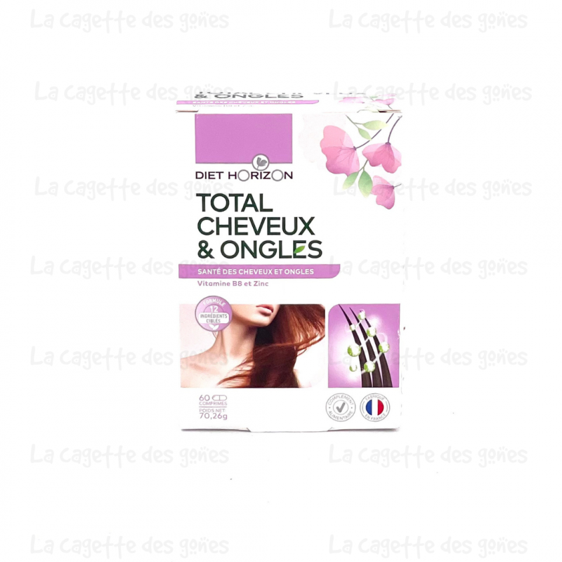 TOTAL CHEVEUX   ONGLES  60 COMPRIMES