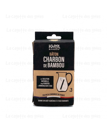 CHARBON DE BAMBOU - BATON FIN X3 - KHOOL BAMBOO