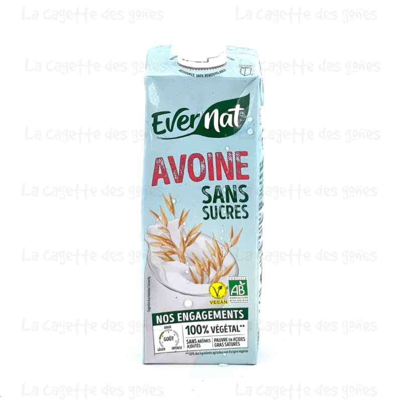 Boisson Douceur Avoine Sans Sucres - Evernat