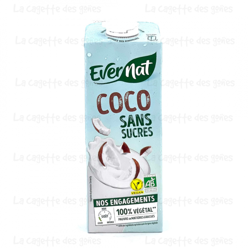 Boisson Douceur Coco Sans Sucres - Evernat