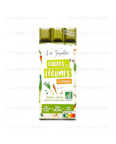 Carrés de Légumes à Cuisiner Poireau, Carotte, Oignon & Bouquet Garni - Les Toquettes