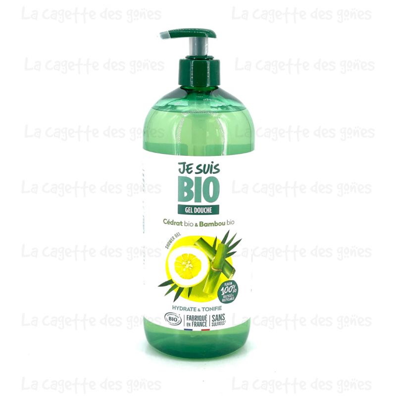 Gel Douche Cédrat Bio et Bambou Bio - 1L - Je suis Bio